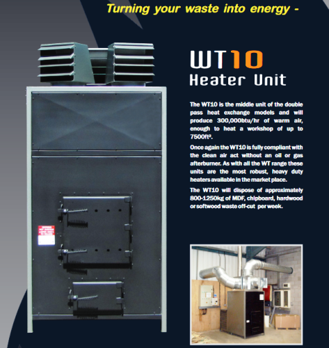 Wood Waste Technology WT10 Heater