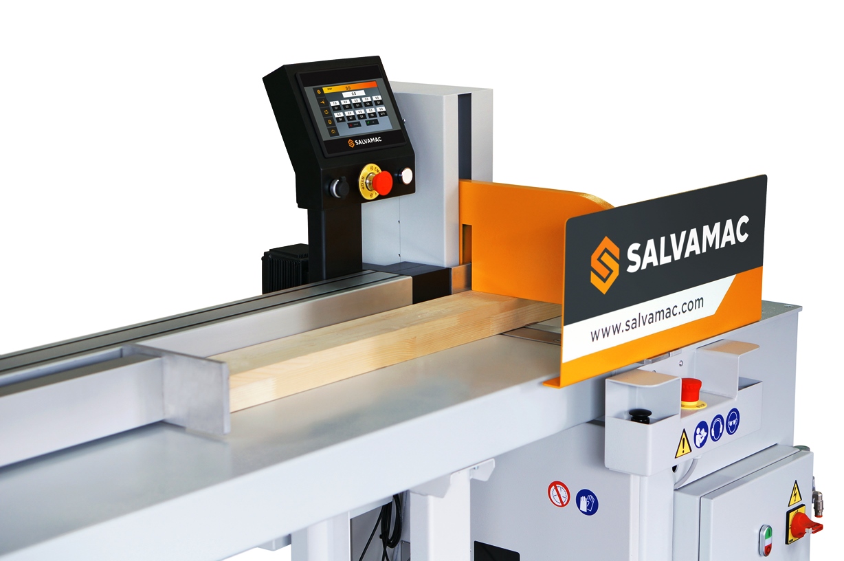 Salvamac Salvastop 100 Stop Pusher Saw Semi Automatic Cutting Centre